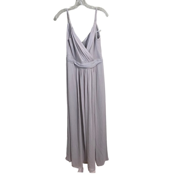 BILL LEVKOFF Sz 8 Bridesmaid Desert Grey Dress Style 7021 - Picture 2 of 8